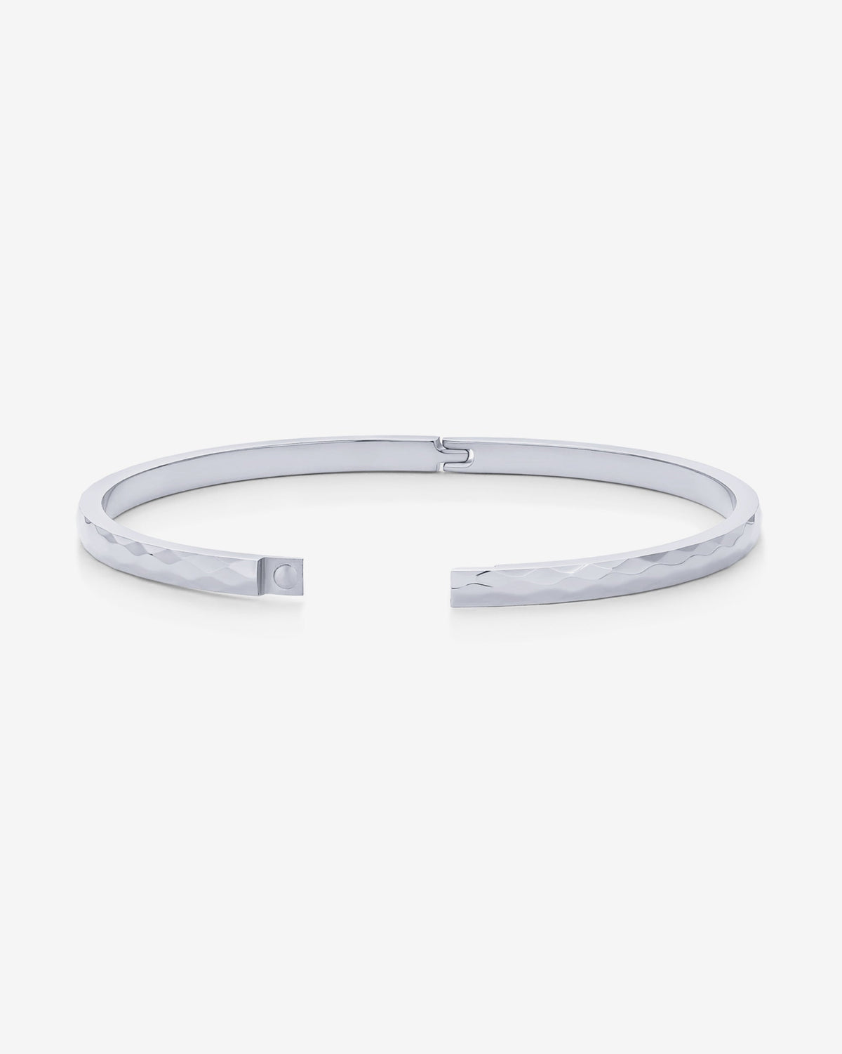 Faceted Bangle Bracelet