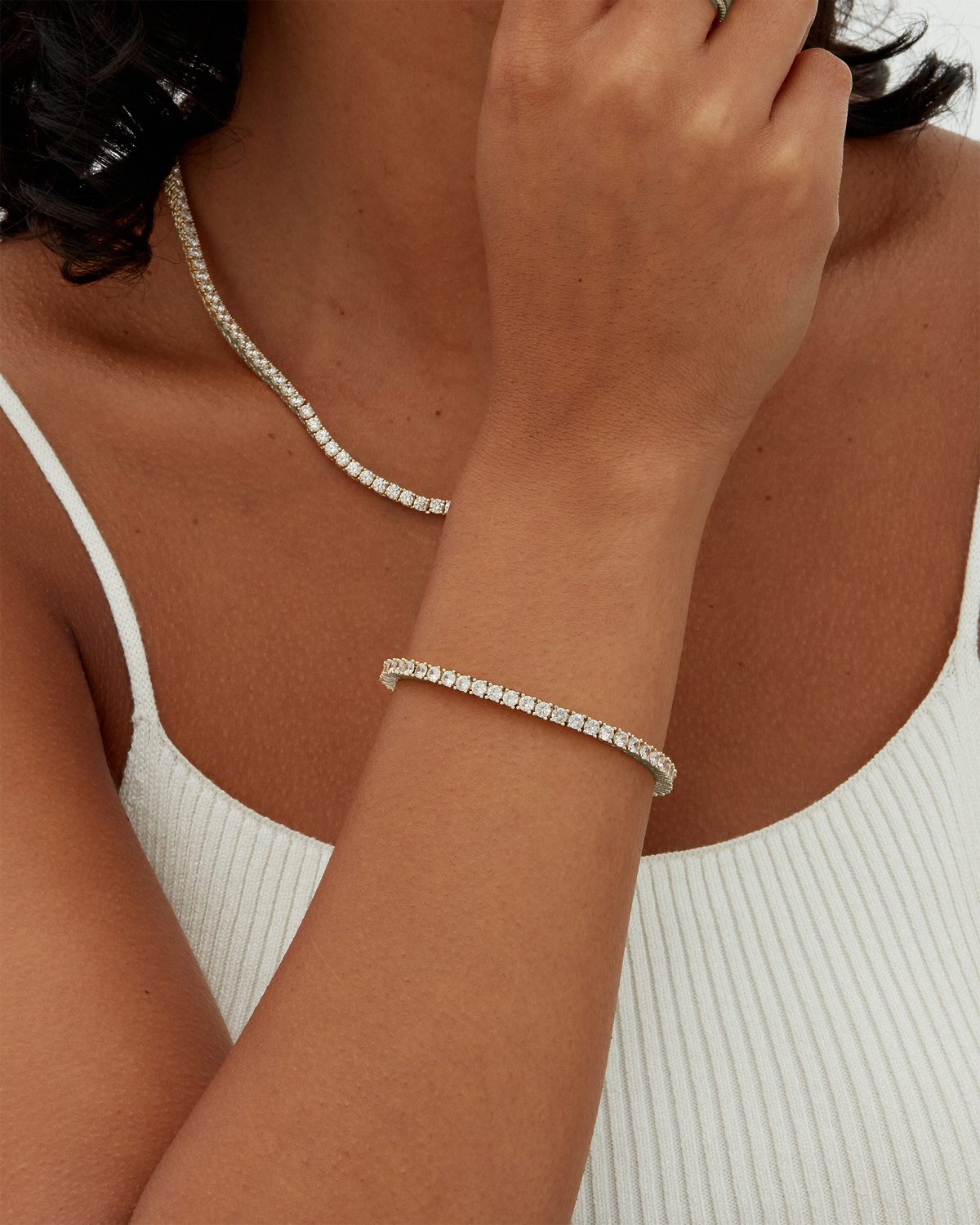 Classic 3mm Round Cut Cubic Zirconia Tennis Bracelet