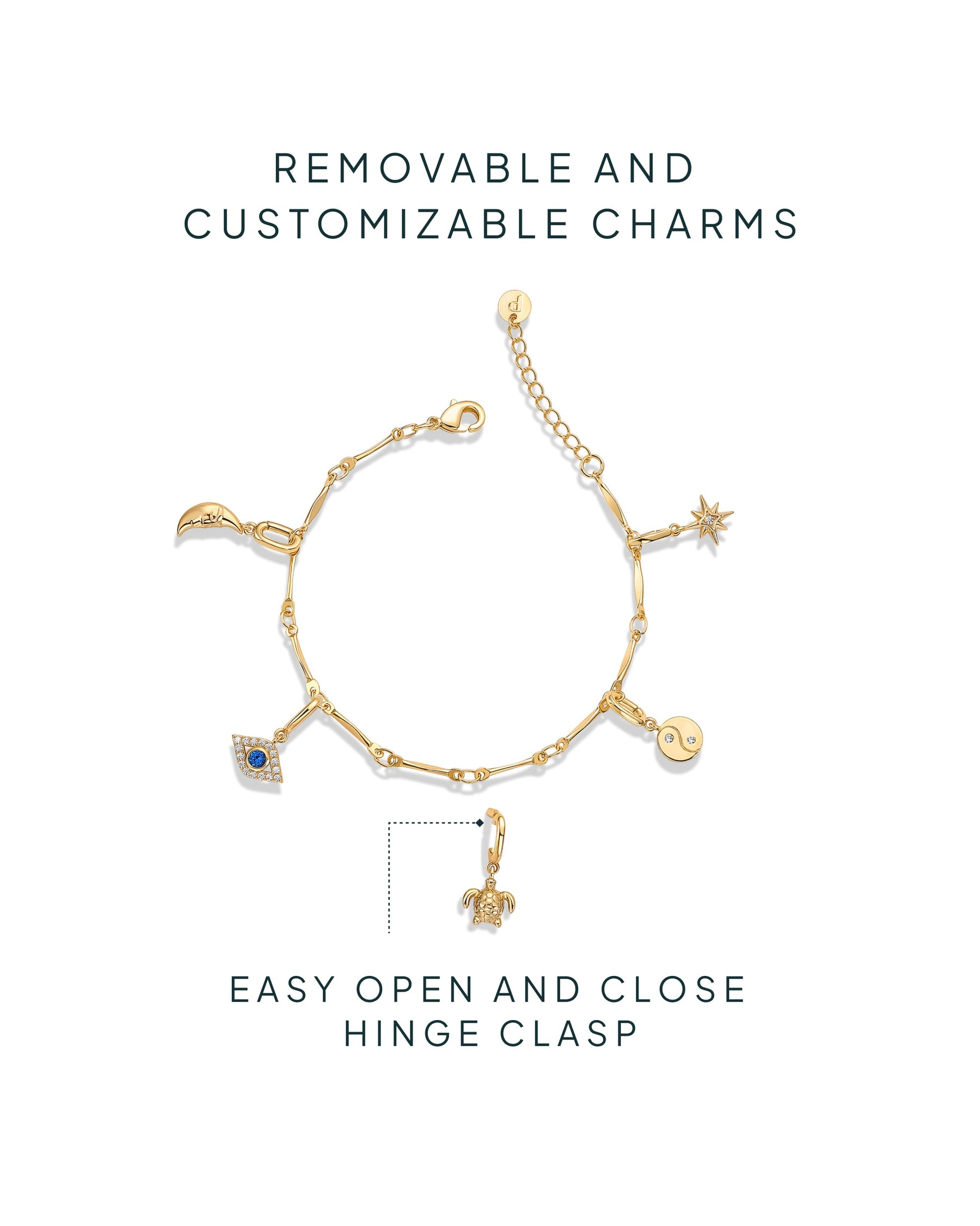 Cosmic Drip Charm Bracelet Set