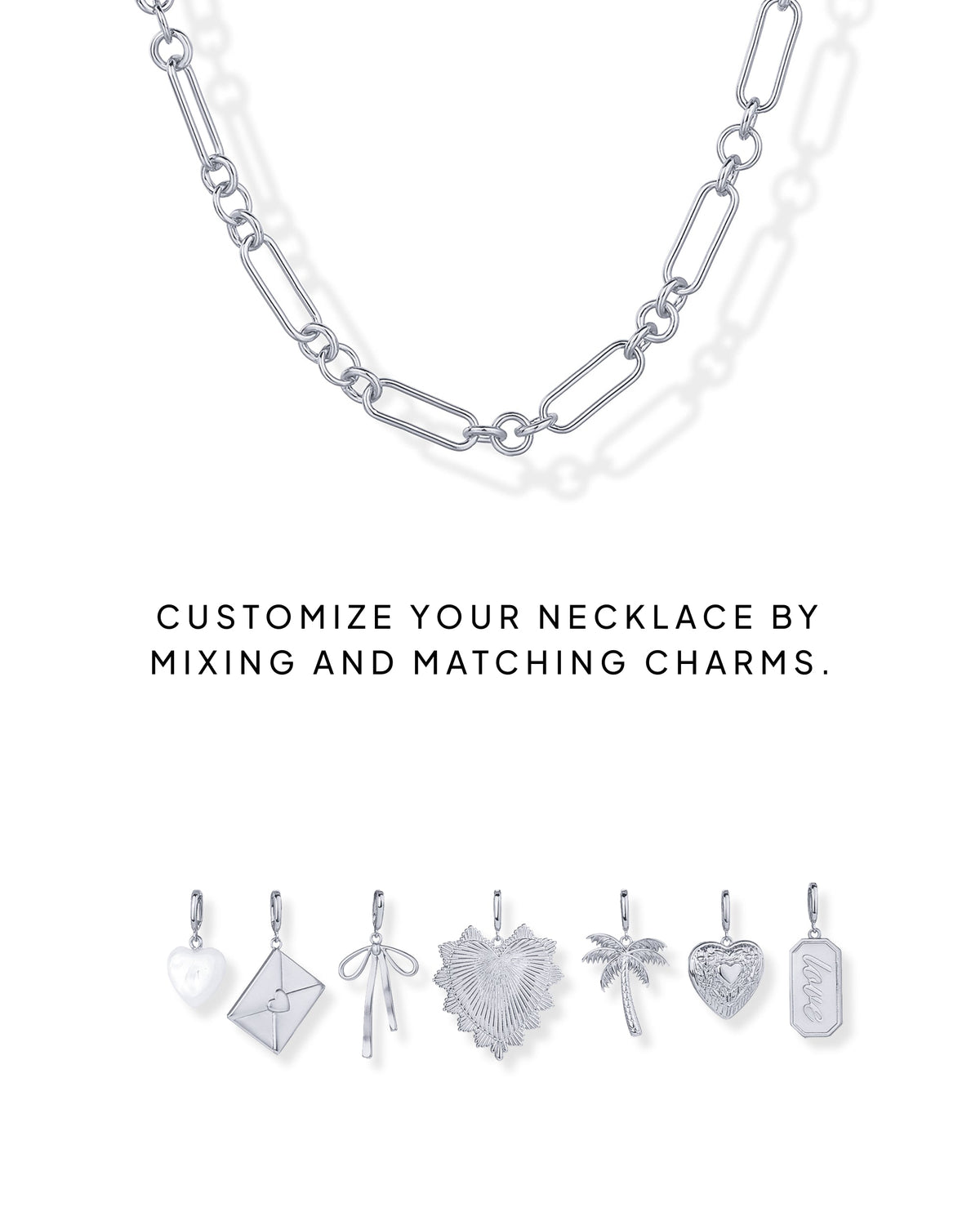 Chunky Charm Necklace