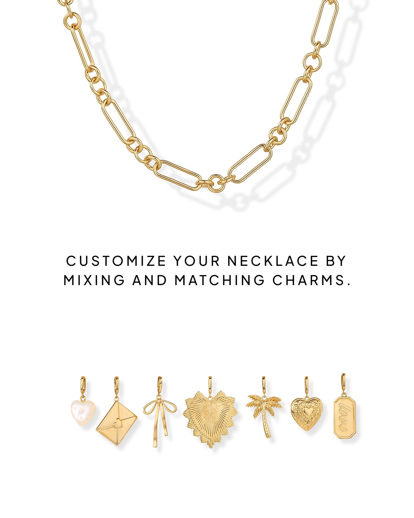 Chunky Charm Necklace