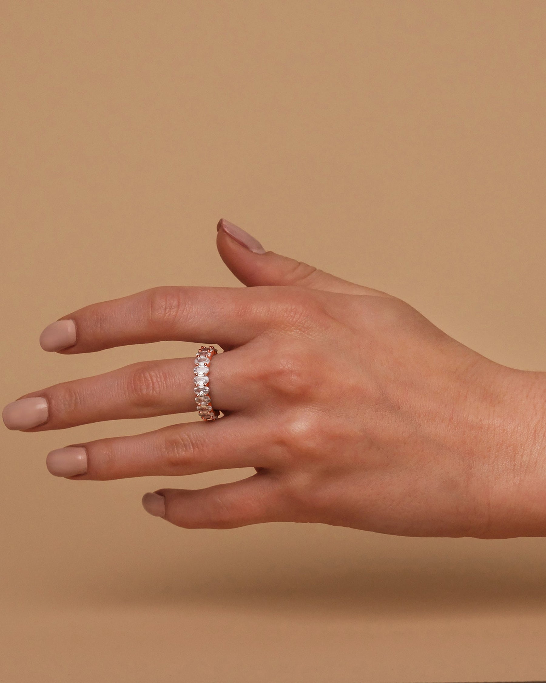 Oval Eternity Band