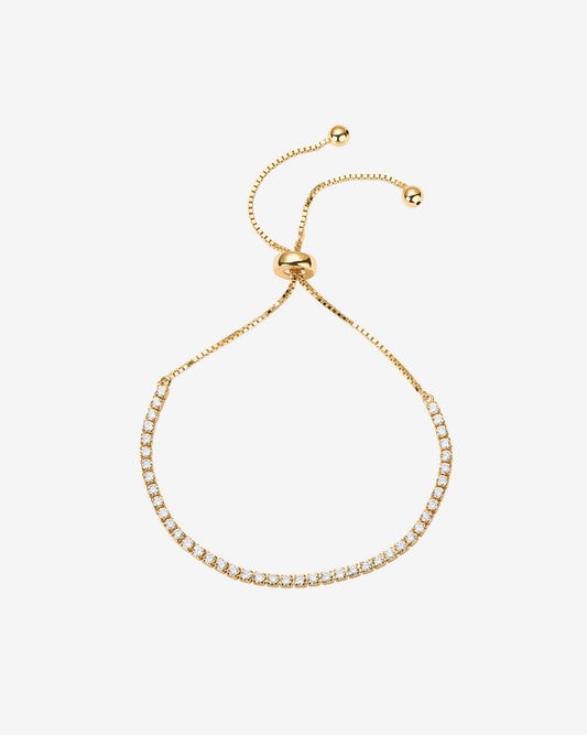 Vermeil Adjustable Tennis Bracelet