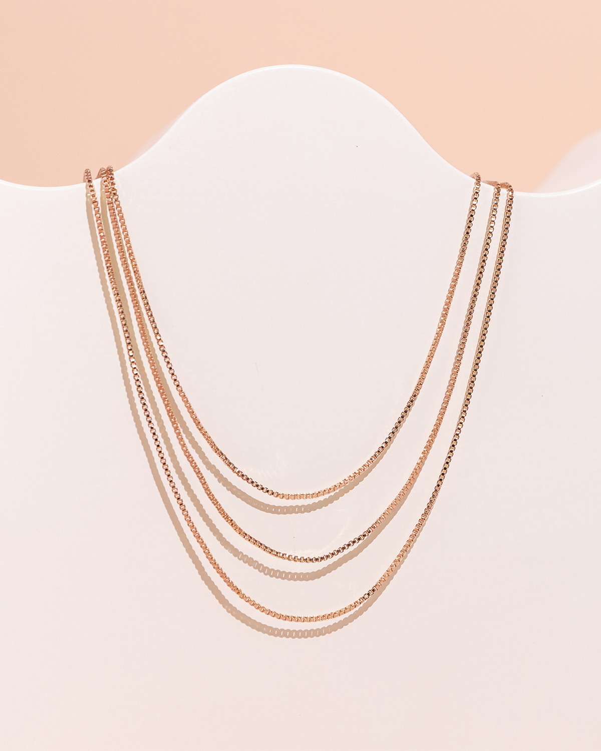 Three Layered Chain Necklace