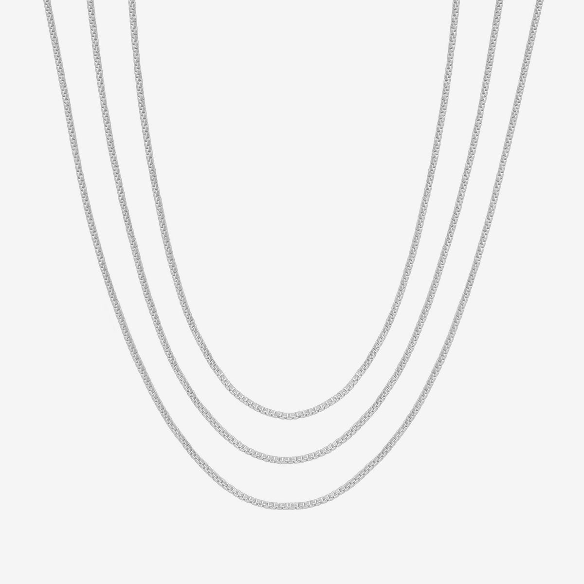 Three Layered Chain Necklace