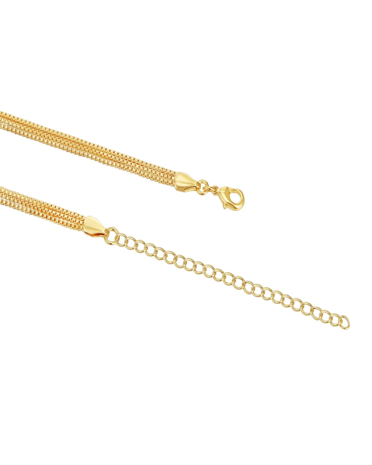Three Layered Chain Necklace
