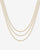 Three Layered Chain Necklace