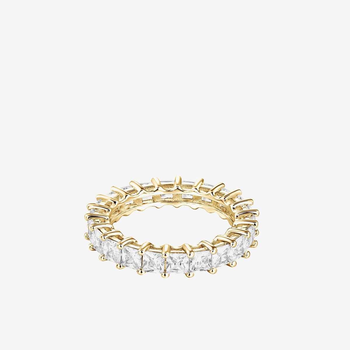 Princess Cut Eternity Band