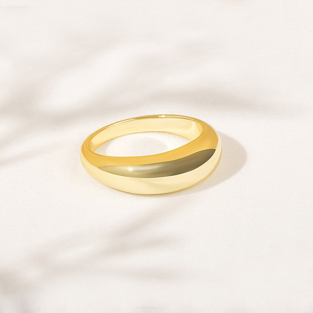 Vermeil Dome Ring