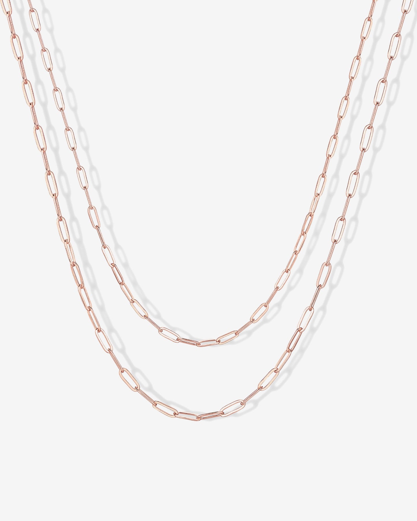 Layered Paperclip Necklace