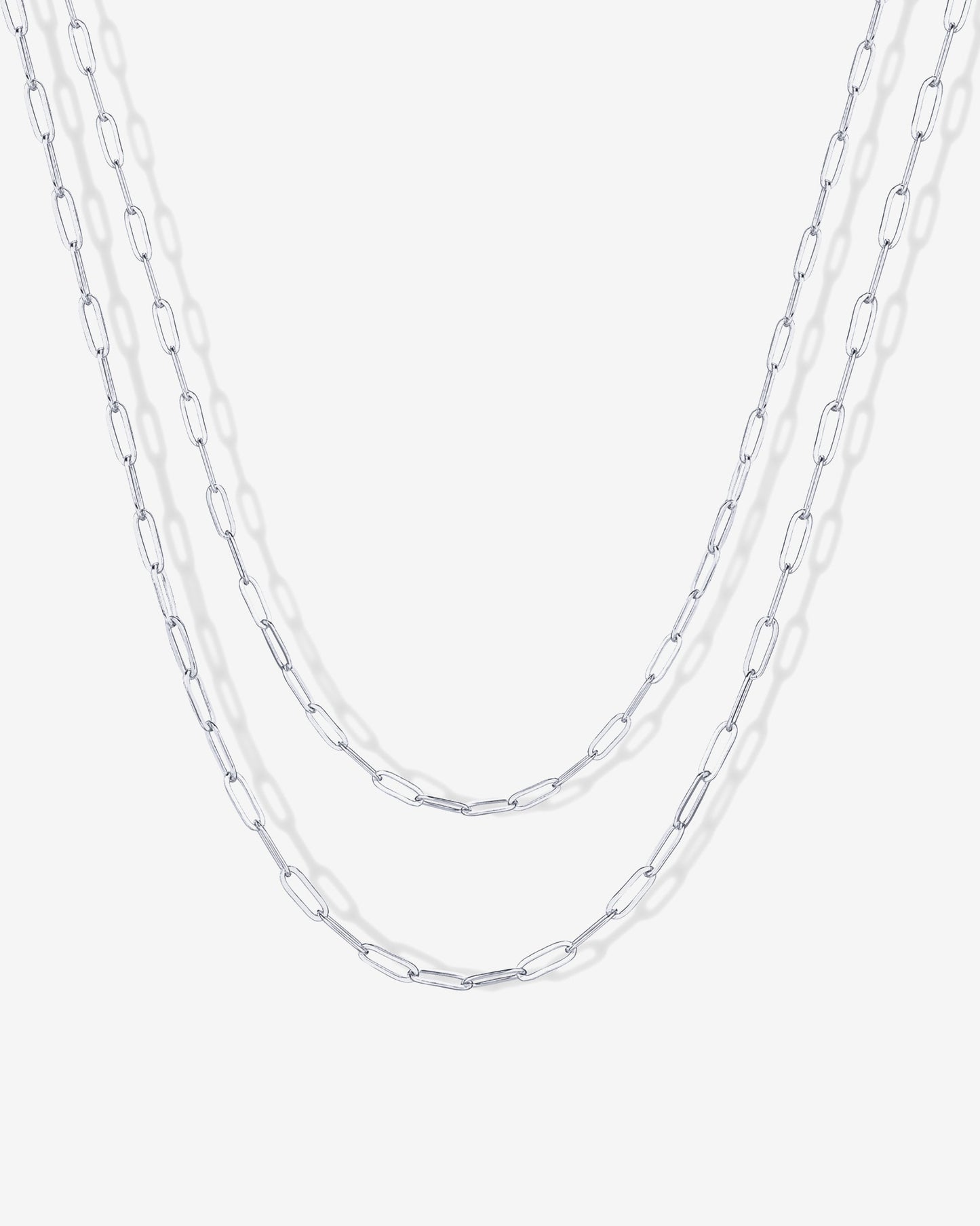 Layered Paperclip Necklace
