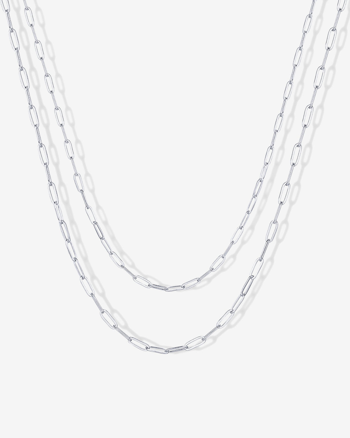 Layered Paperclip Necklace