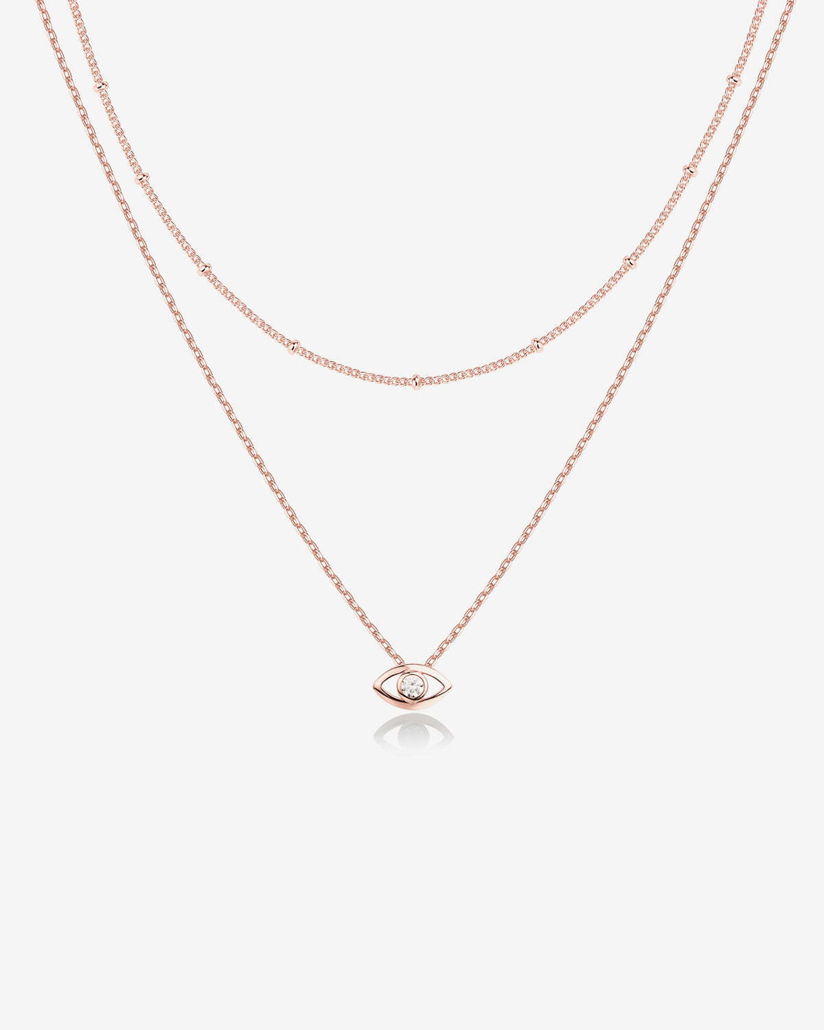 Layered Evil Eye Necklace