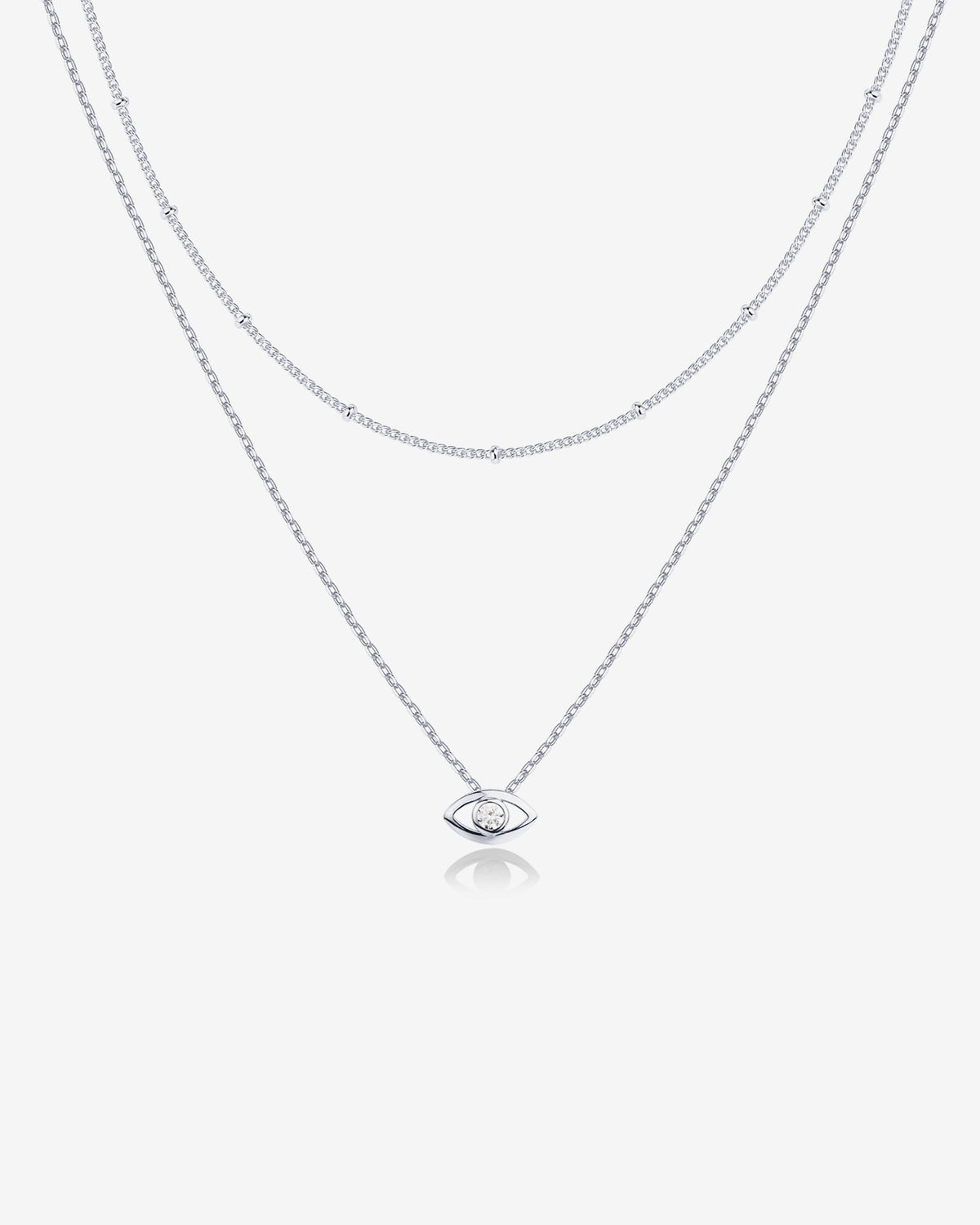 Layered Evil Eye Necklace