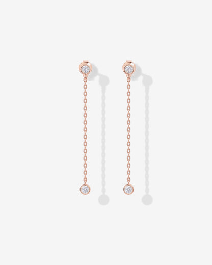 Simulated Diamond Drop Earrings
