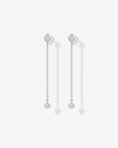 Simulated Diamond Drop Earrings