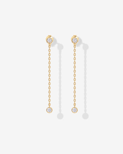 Simulated Diamond Drop Earrings