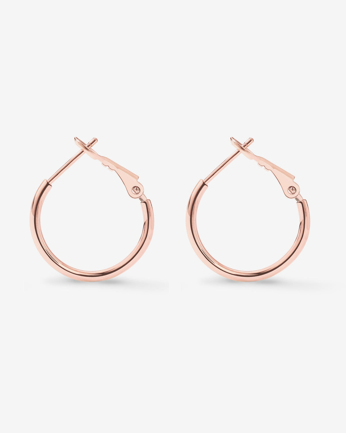 Clasp Back Thin Hoops