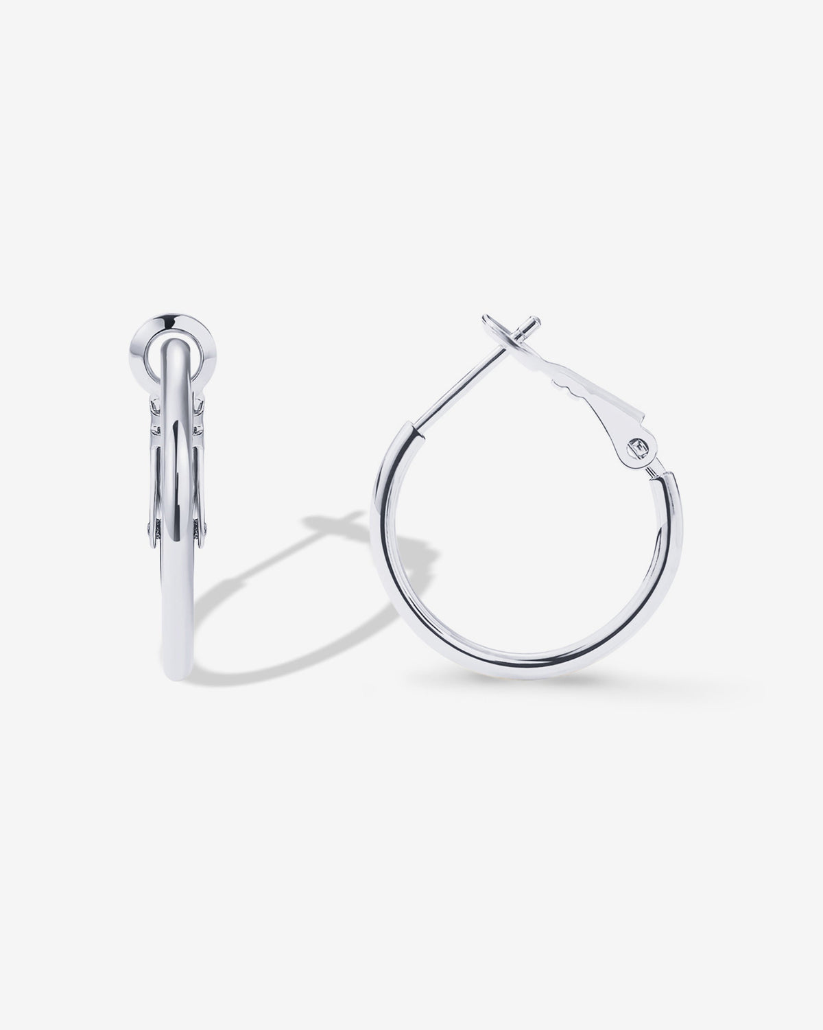Clasp Back Thin Hoops