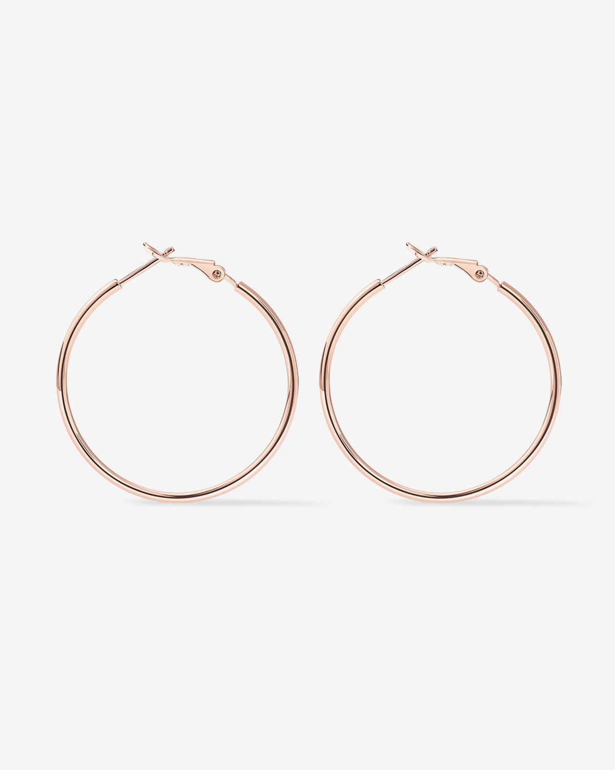 Clasp Back Thin Hoops