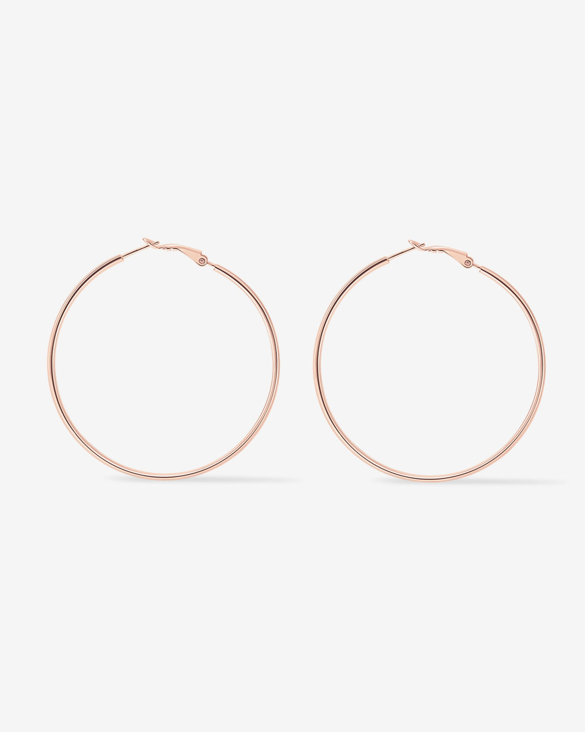 Clasp Back Thin Hoops
