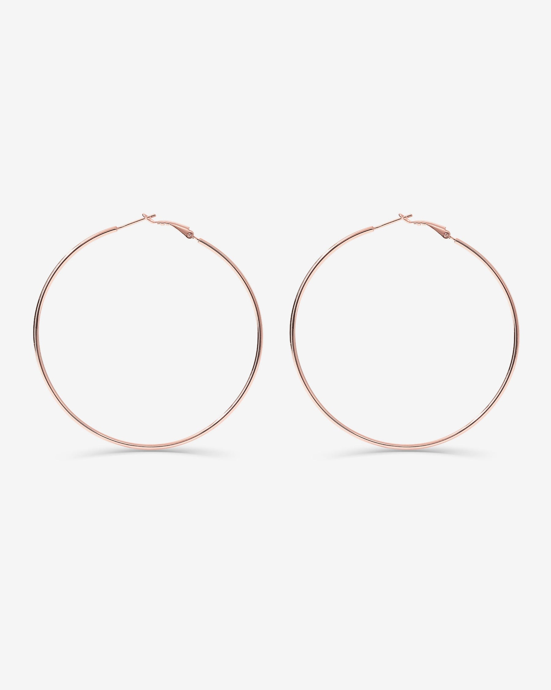 Clasp Back Thin Hoops