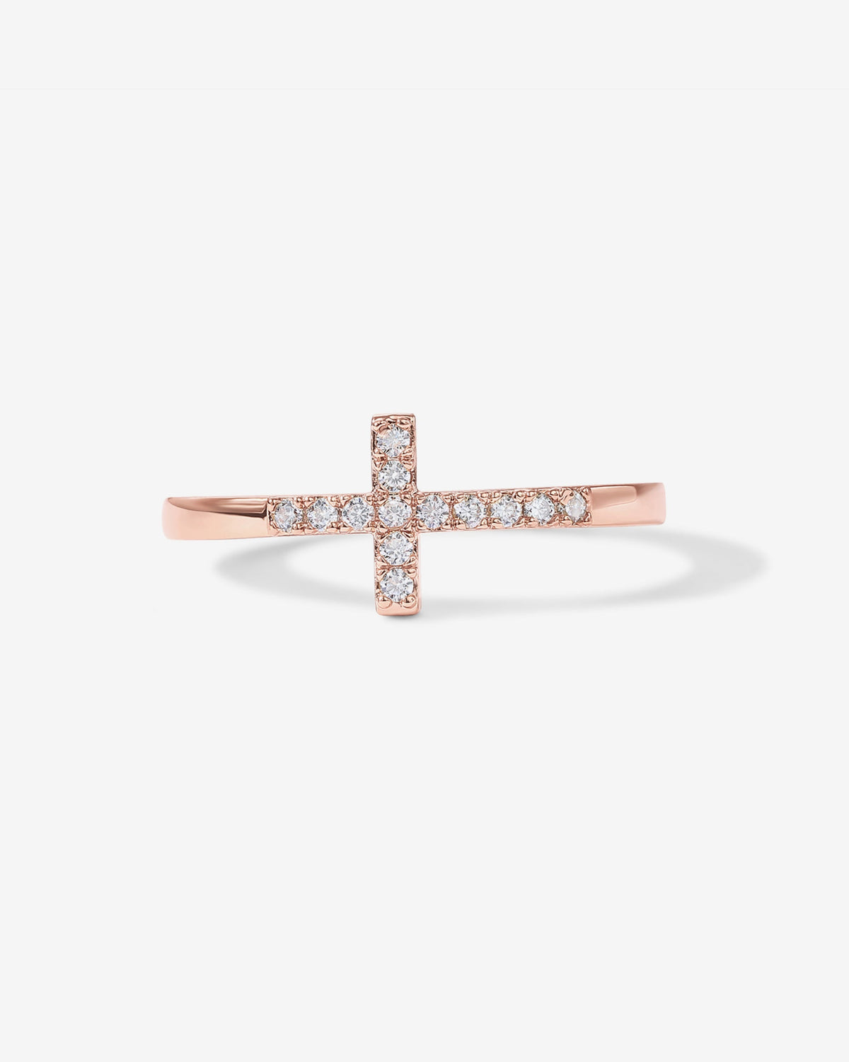 Cross Ring Cubic Zirconia
