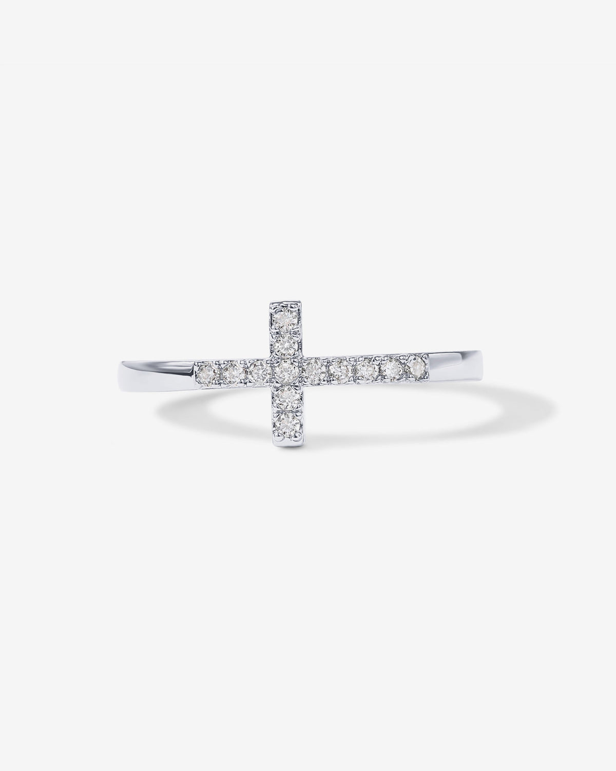 Cross Ring Cubic Zirconia