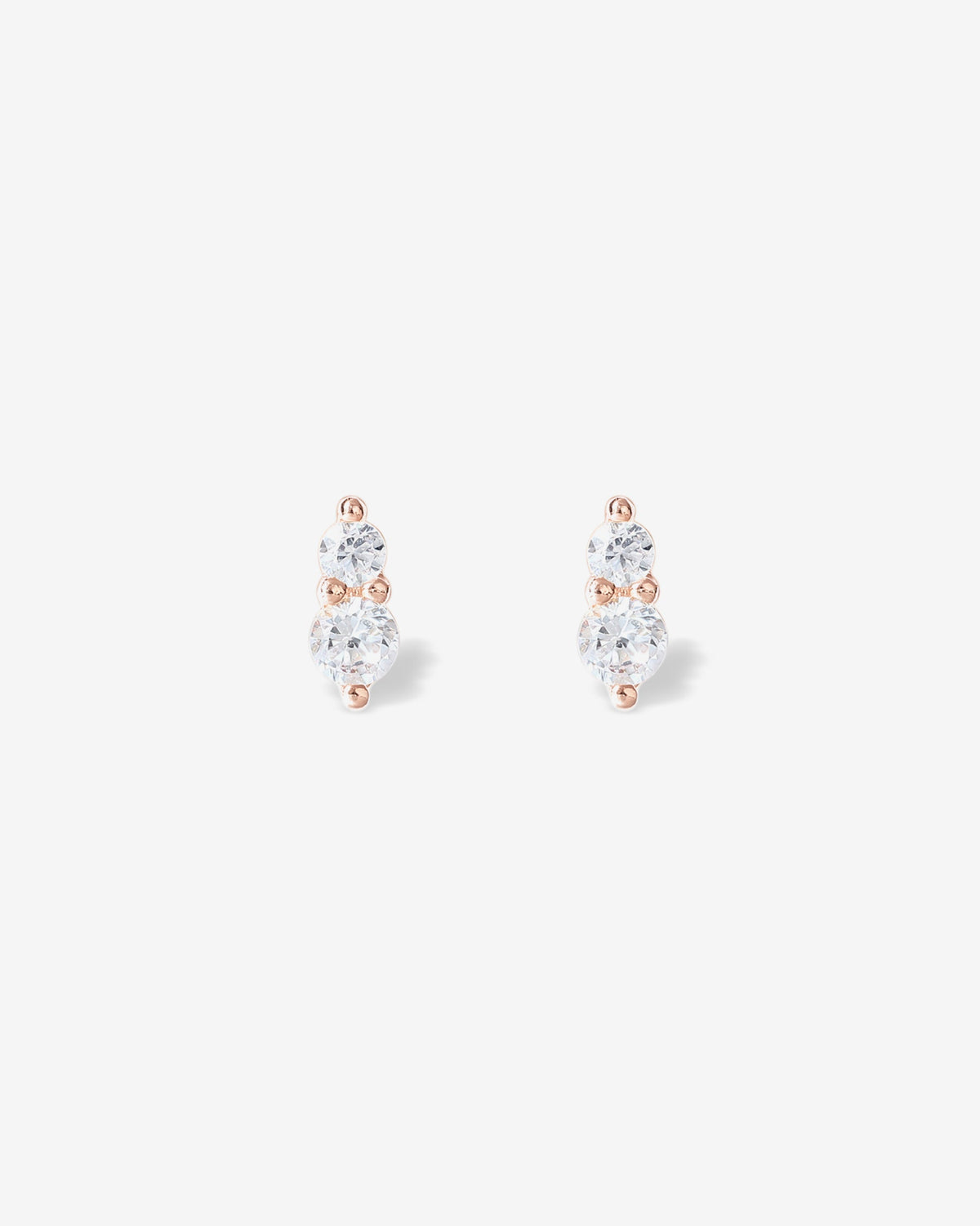 Small Crystal Screw Back Stud