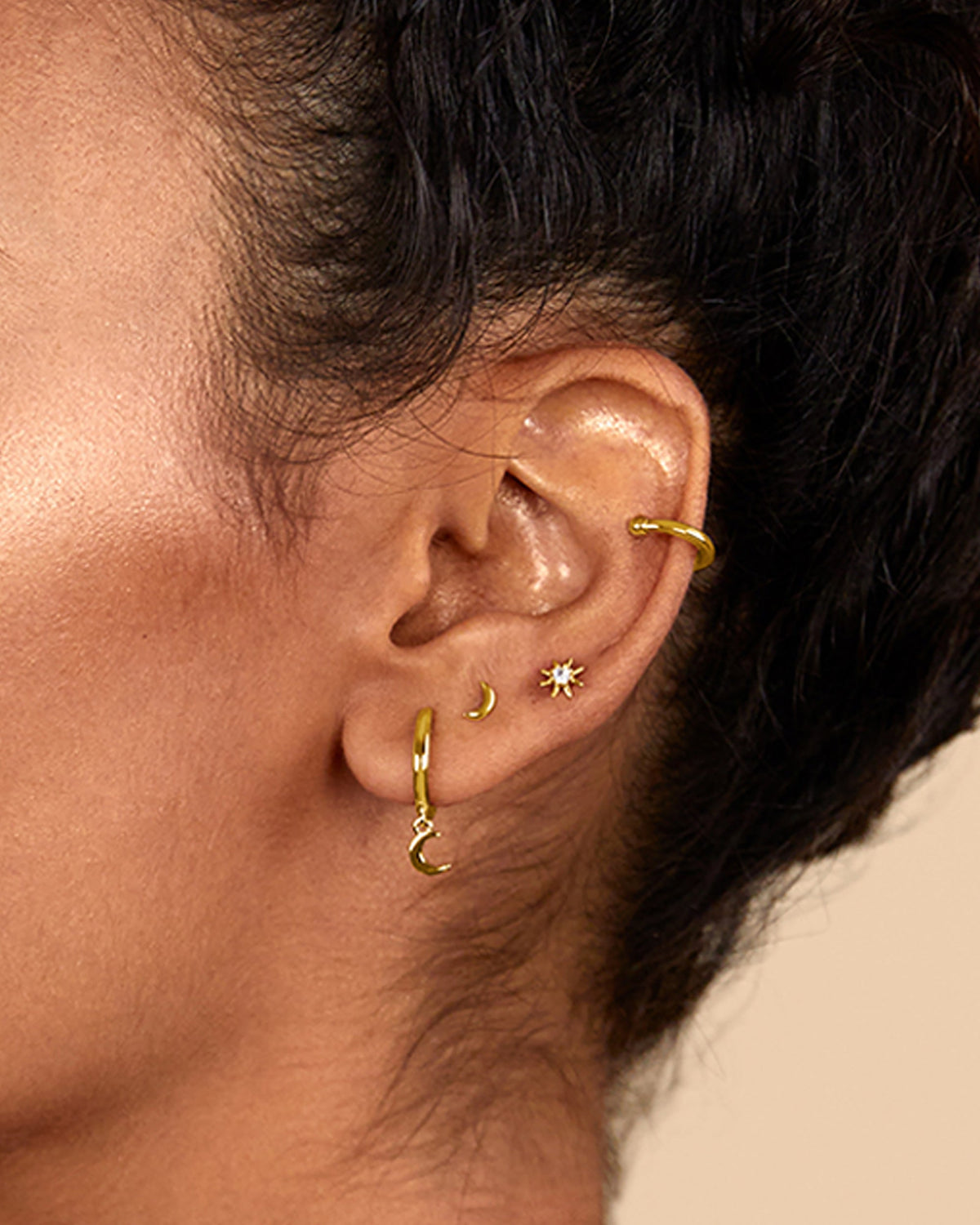 Tiny Star Flat Back Studs