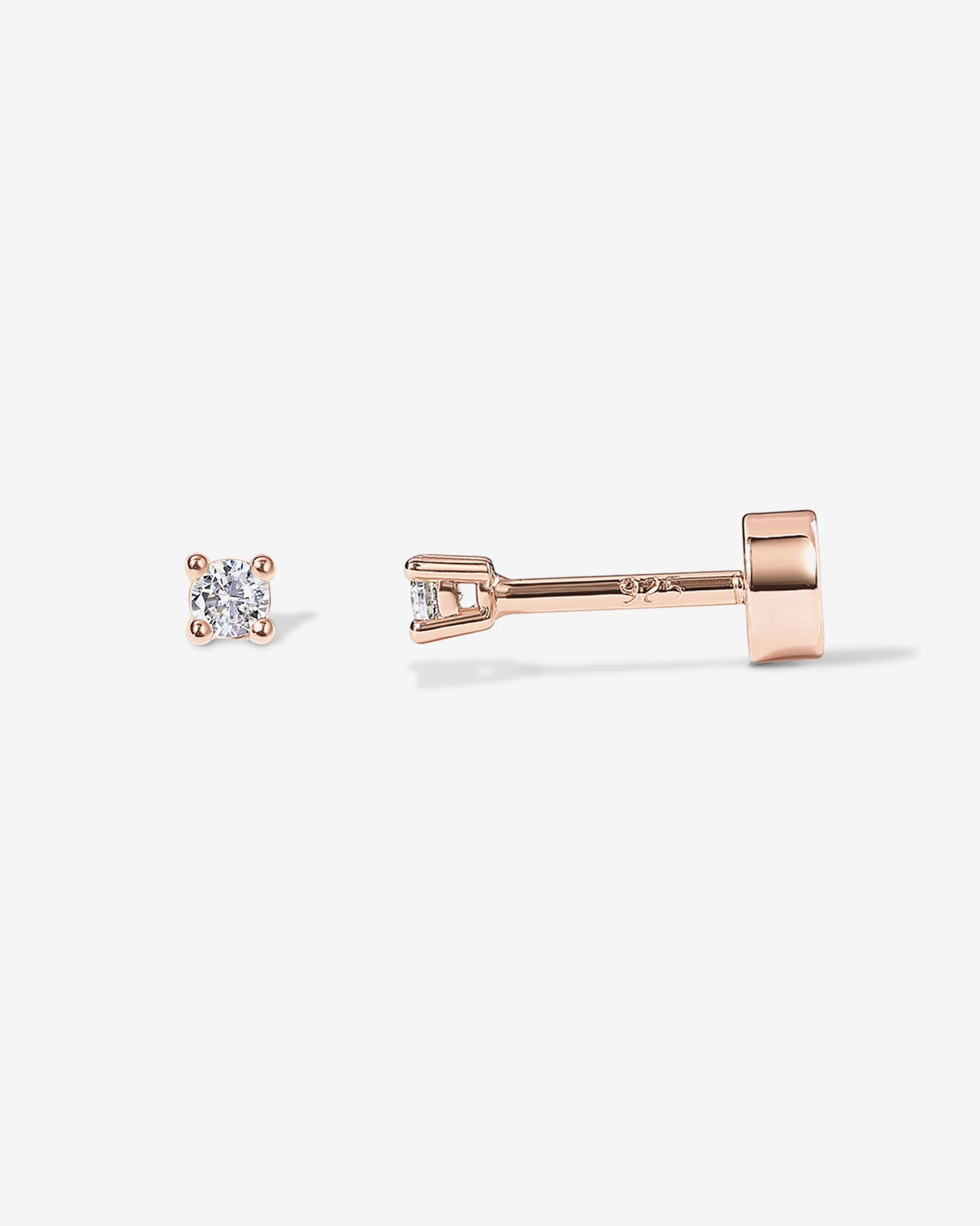 Cubic Zirconia Flat Back Studs