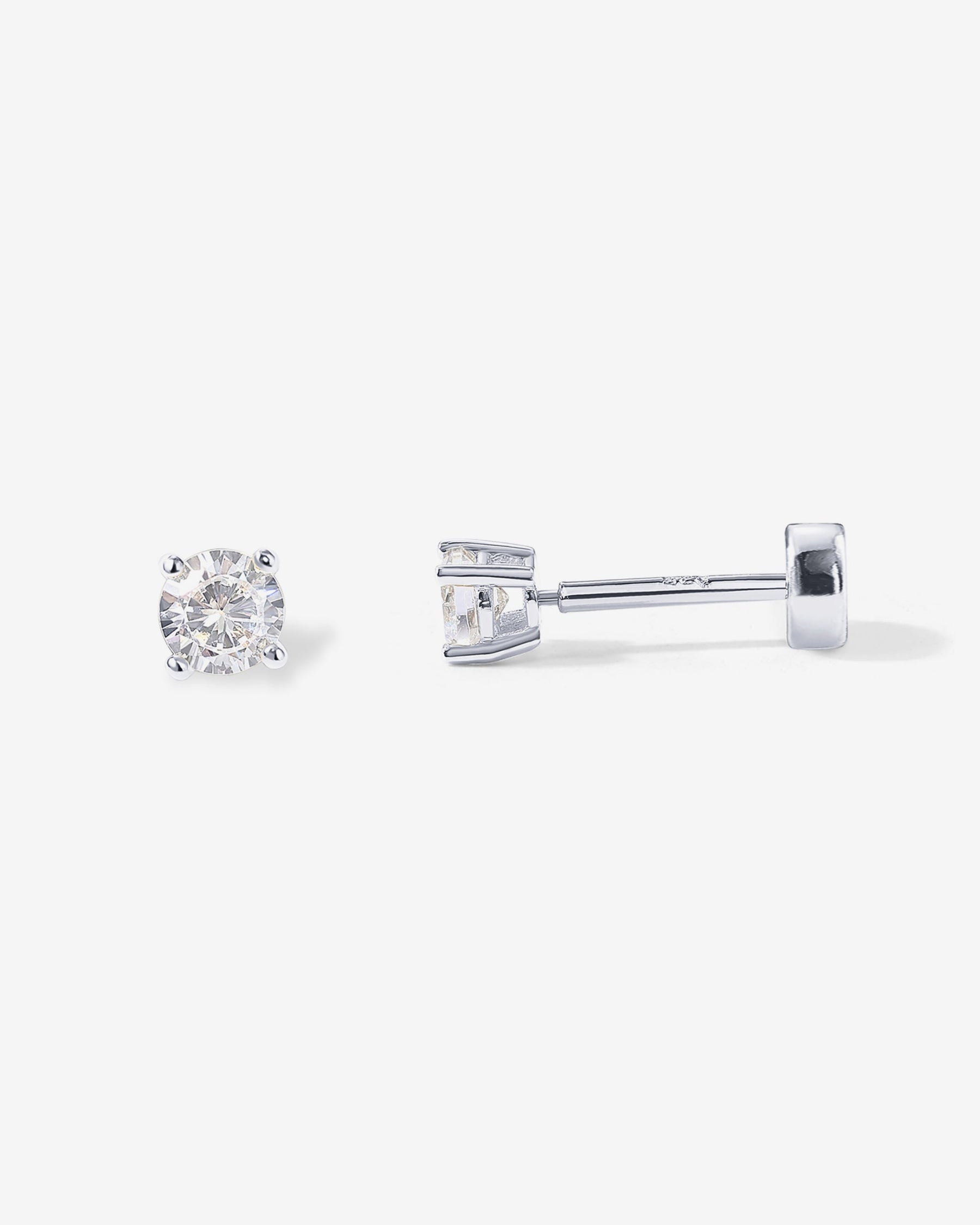Cubic Zirconia Flat Back Studs