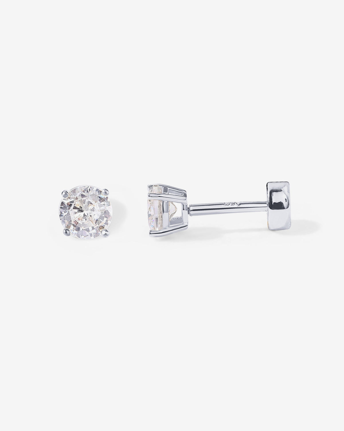 Cubic Zirconia Flat Back Studs