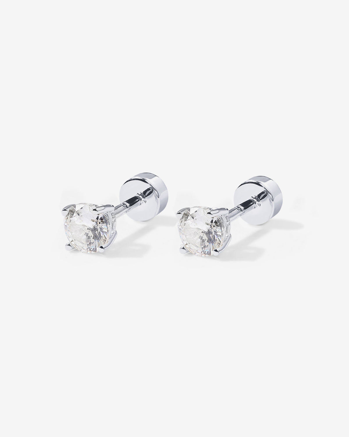 Cubic Zirconia Flat Back Studs