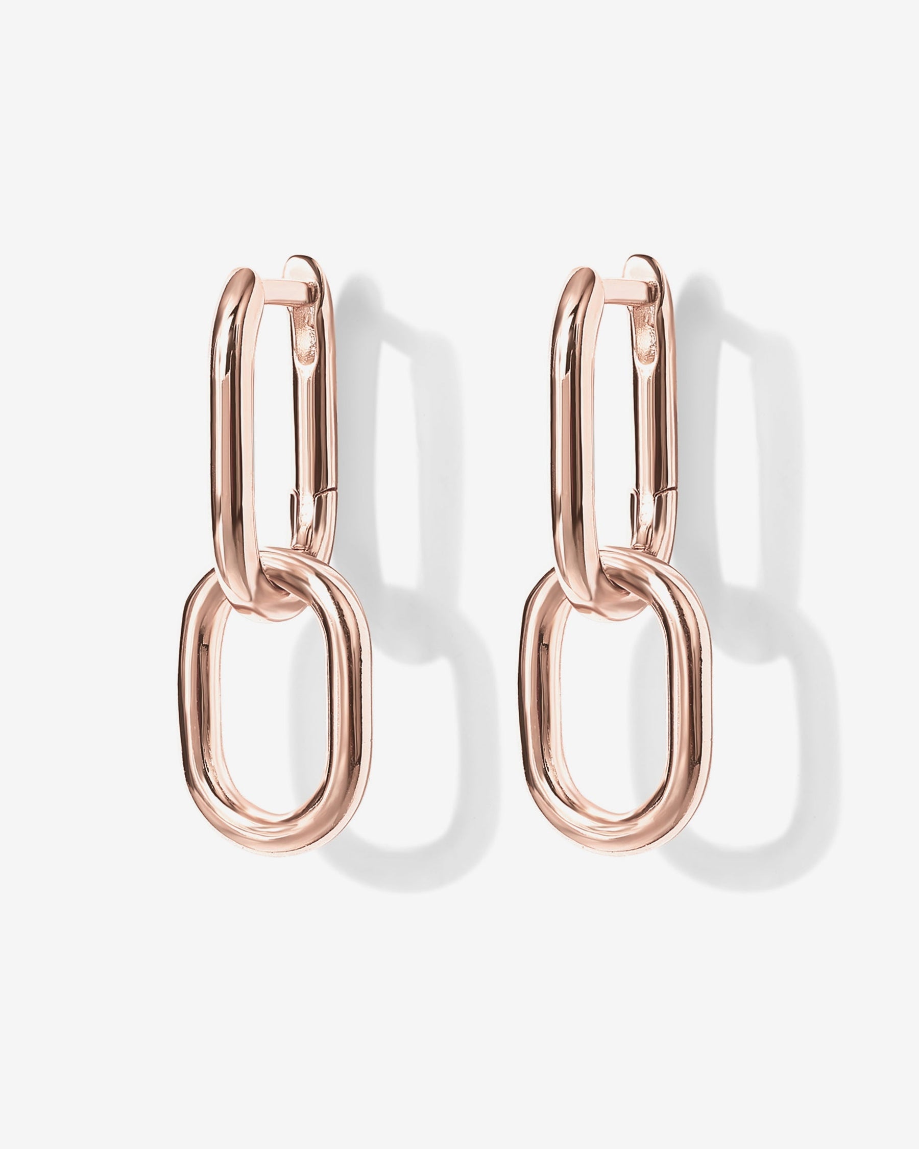 Convertible Paper Clip Link Hoops