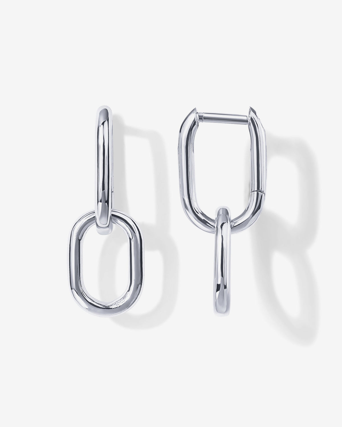 Convertible Paper Clip Link Hoops