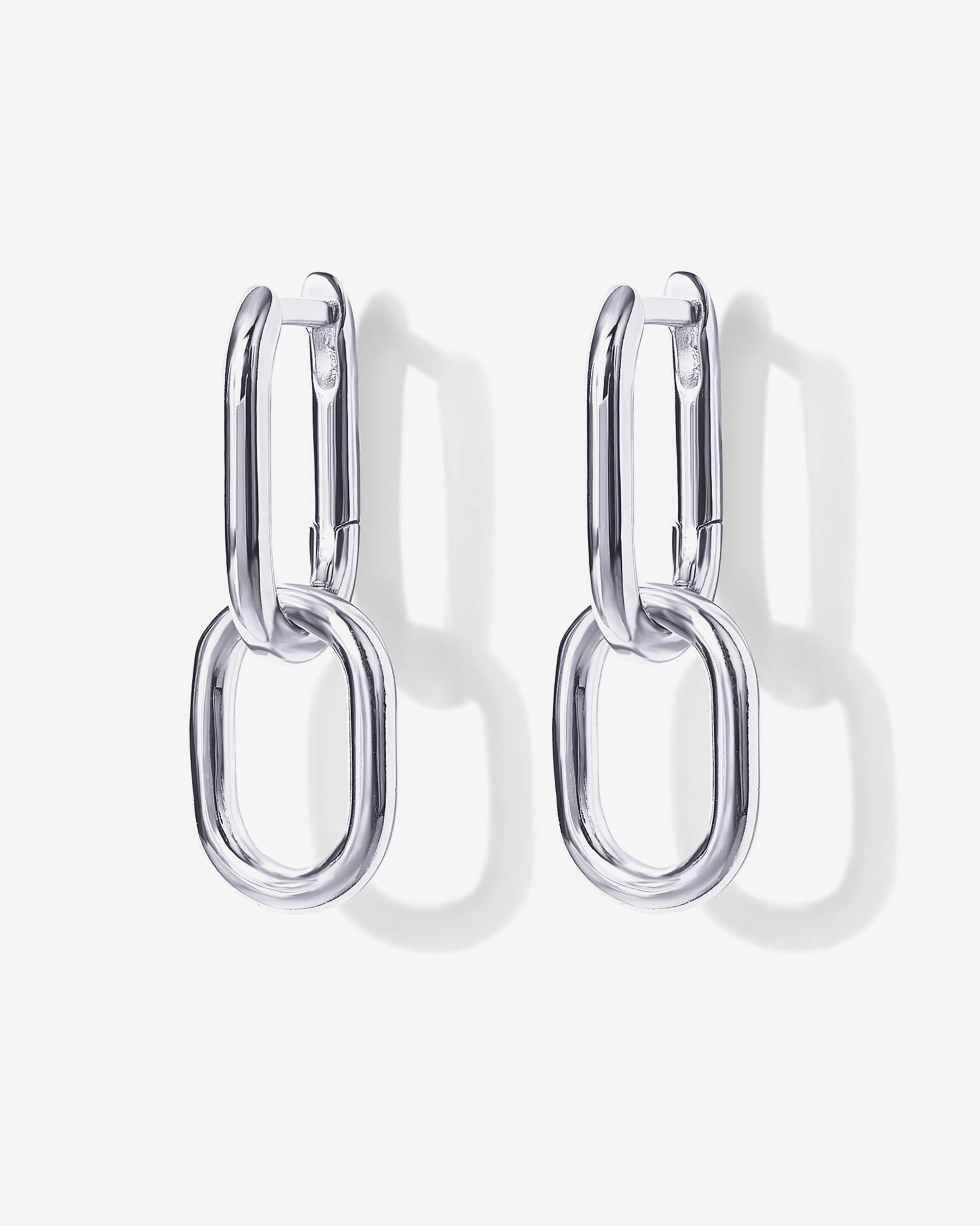 Convertible Paper Clip Link Hoops