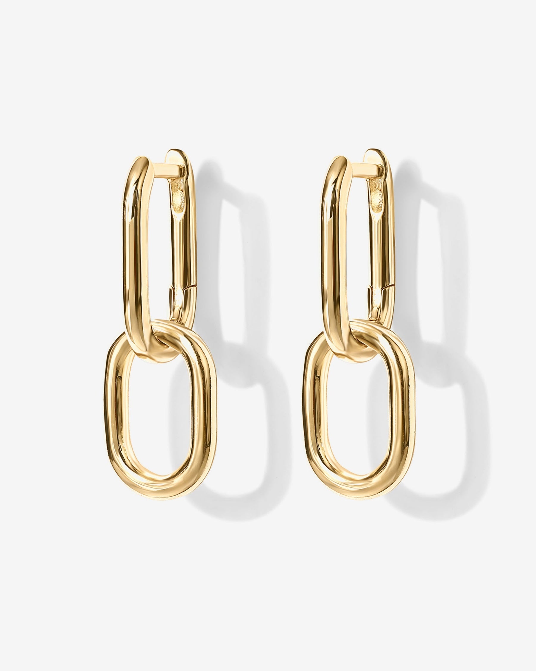 Convertible Paper Clip Link Hoops