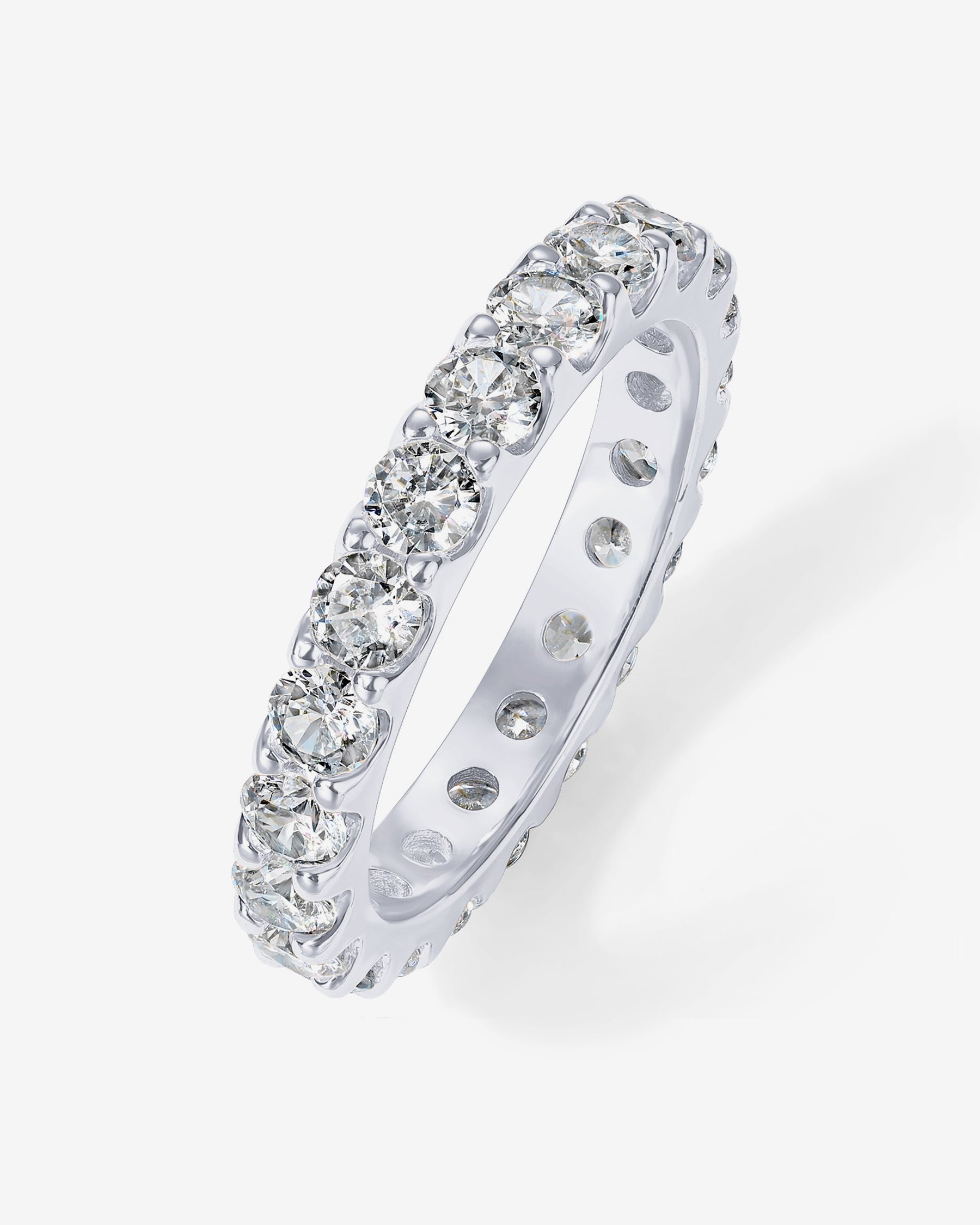 Cubic Zirconia Stackable Eternity Ring