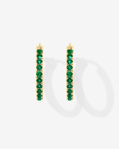 Colored Zia Hoop Earrings