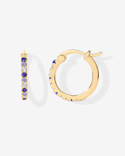 Colored Zia Hoop Earrings