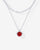 Carnelian & Aventurine Gemstone Layered Necklace