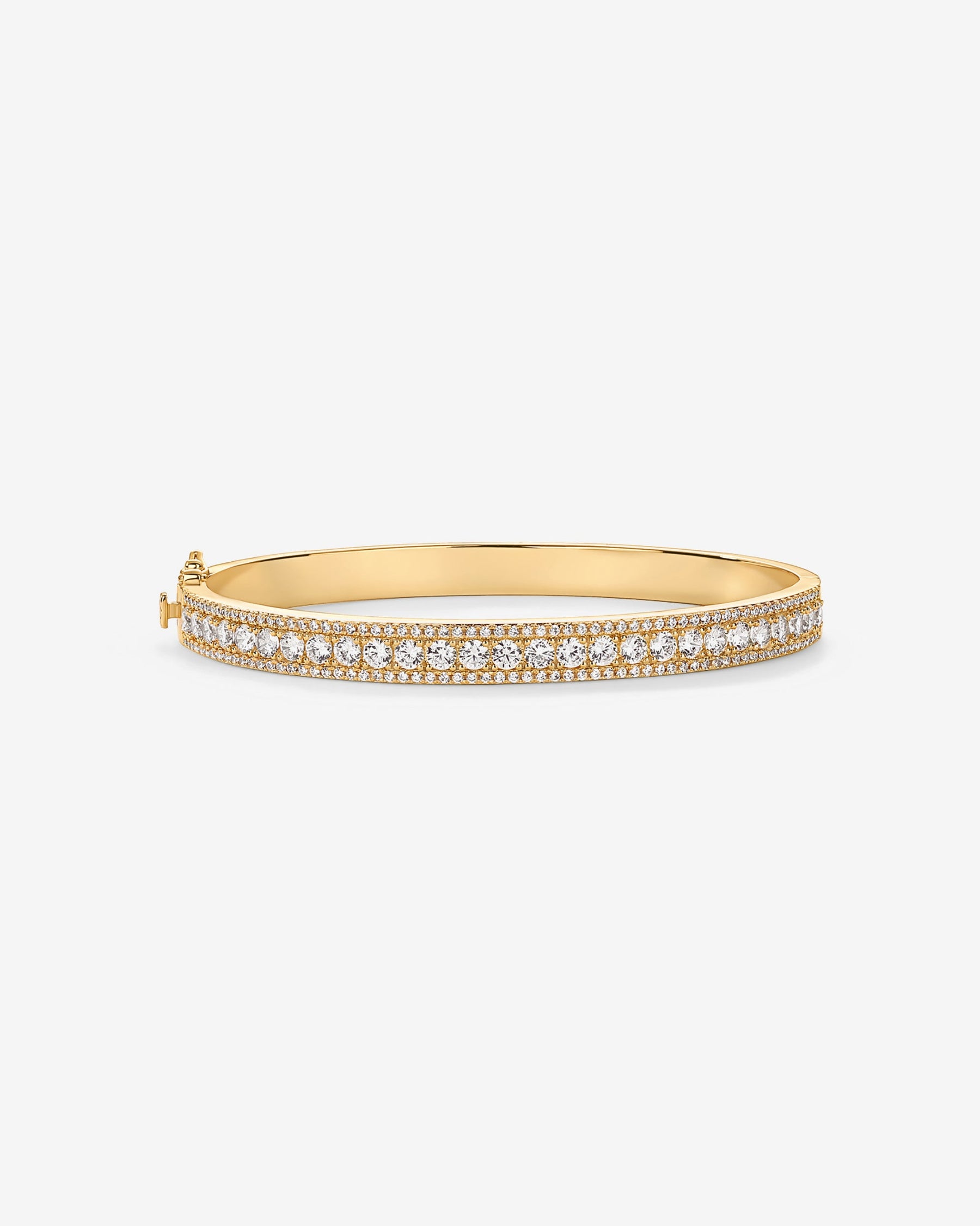 Classic Cubic Zirconia Bangle Bracelet