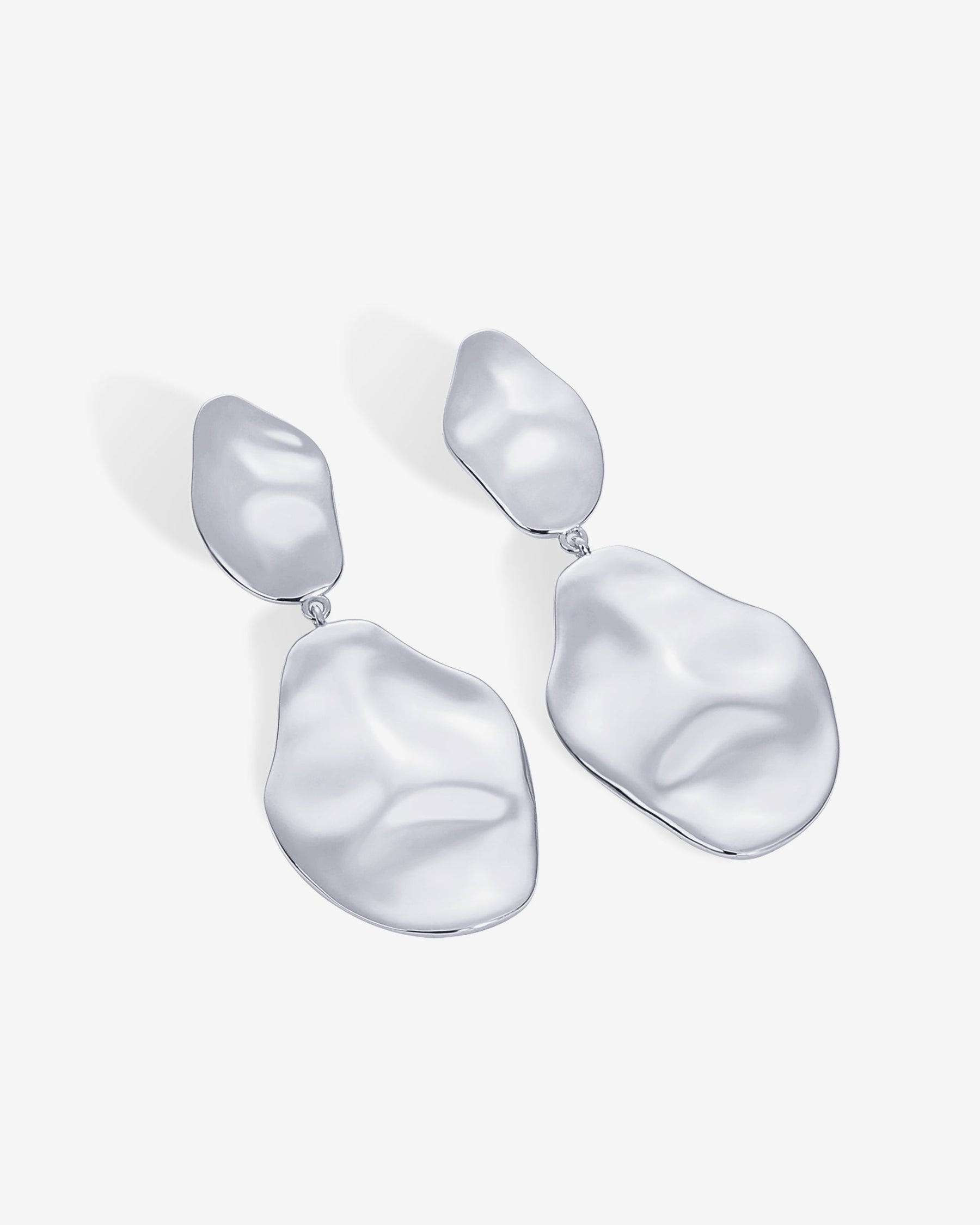 Hammered Teardrop Drop Dangle