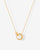 Circle Link Pendant Necklace