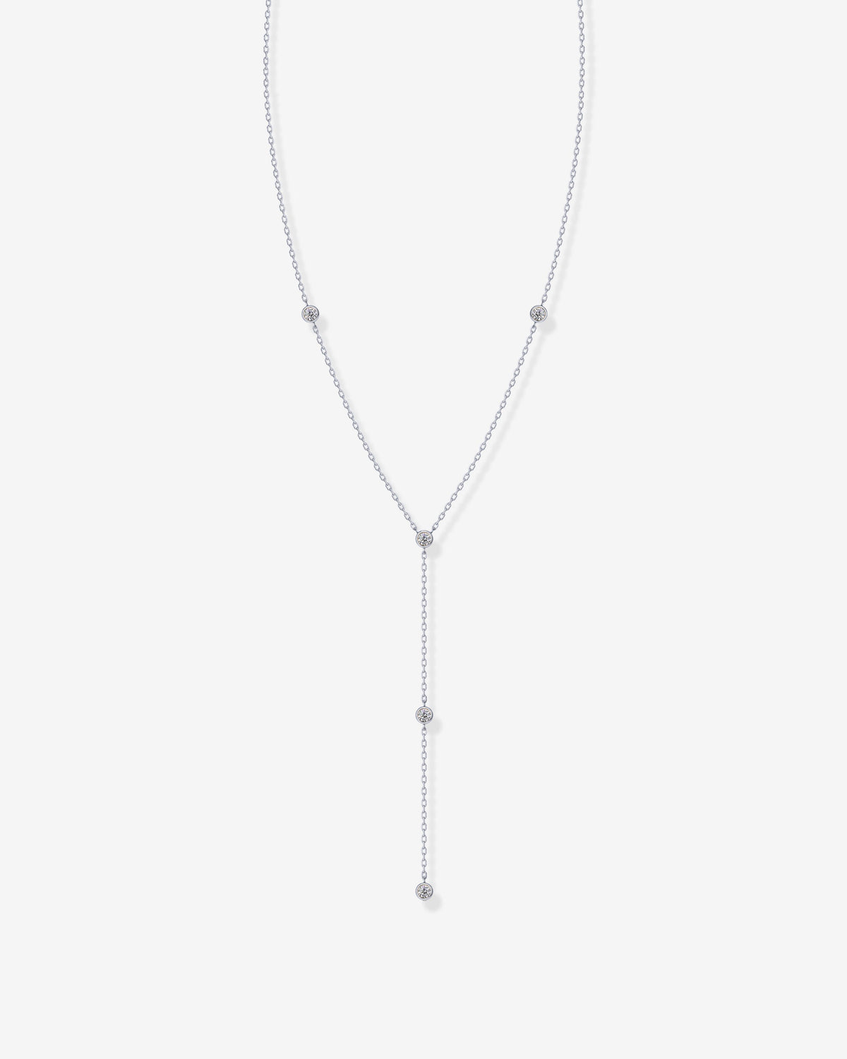 Lariat Station Necklace
