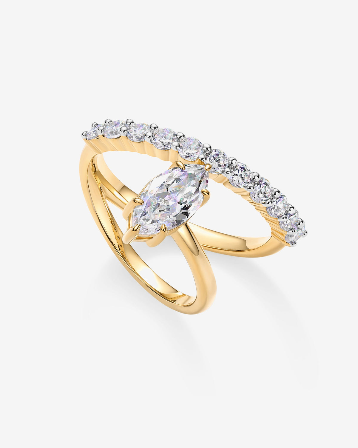 Hathor Crossover Open Ring