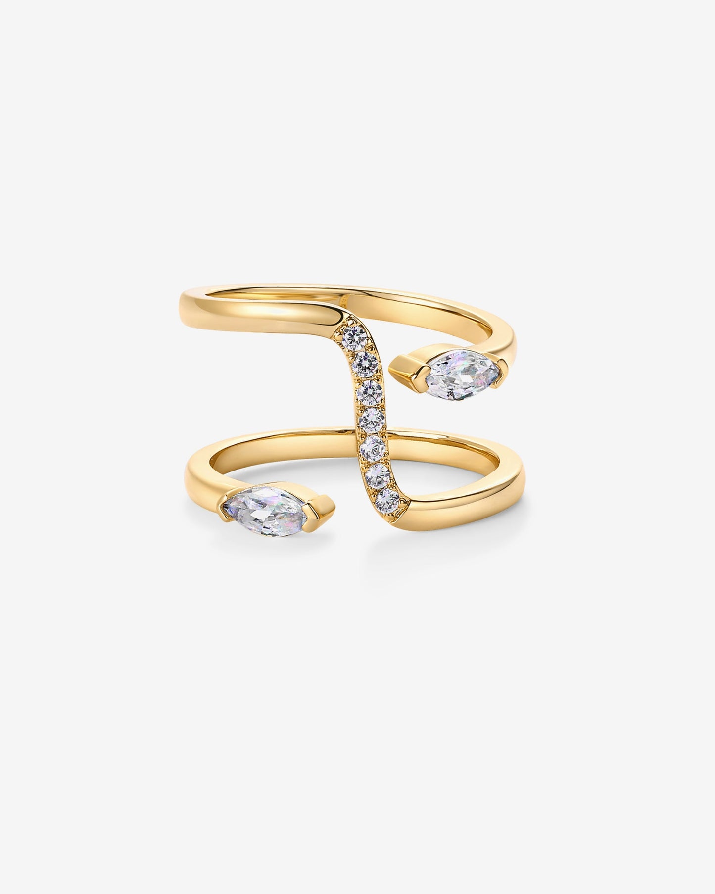 Uraeus Open Band Ring