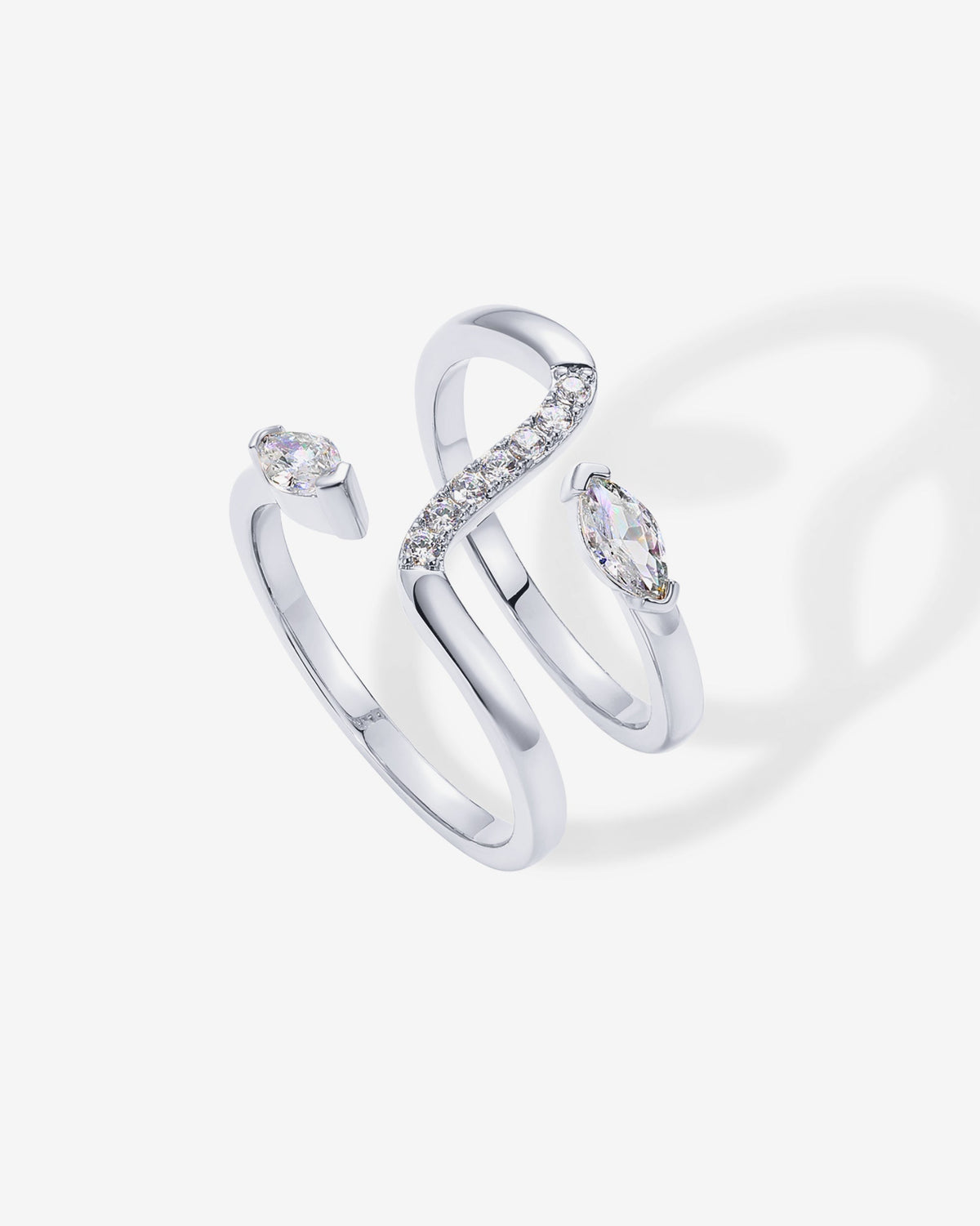Uraeus Open Band Ring