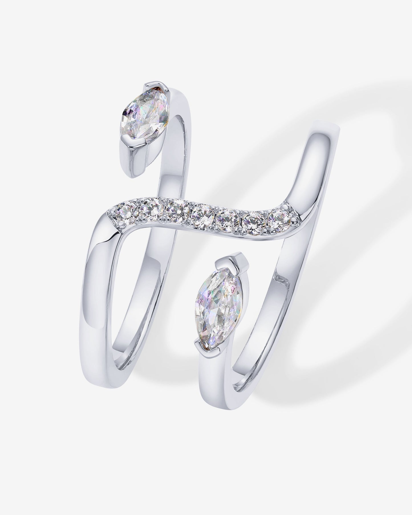 Uraeus Open Band Ring